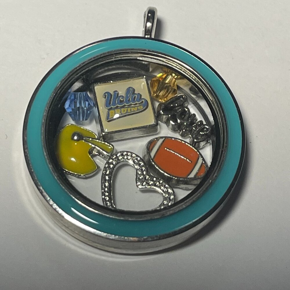 UCLA Bruins NCAA Memory Charm Locket NEW